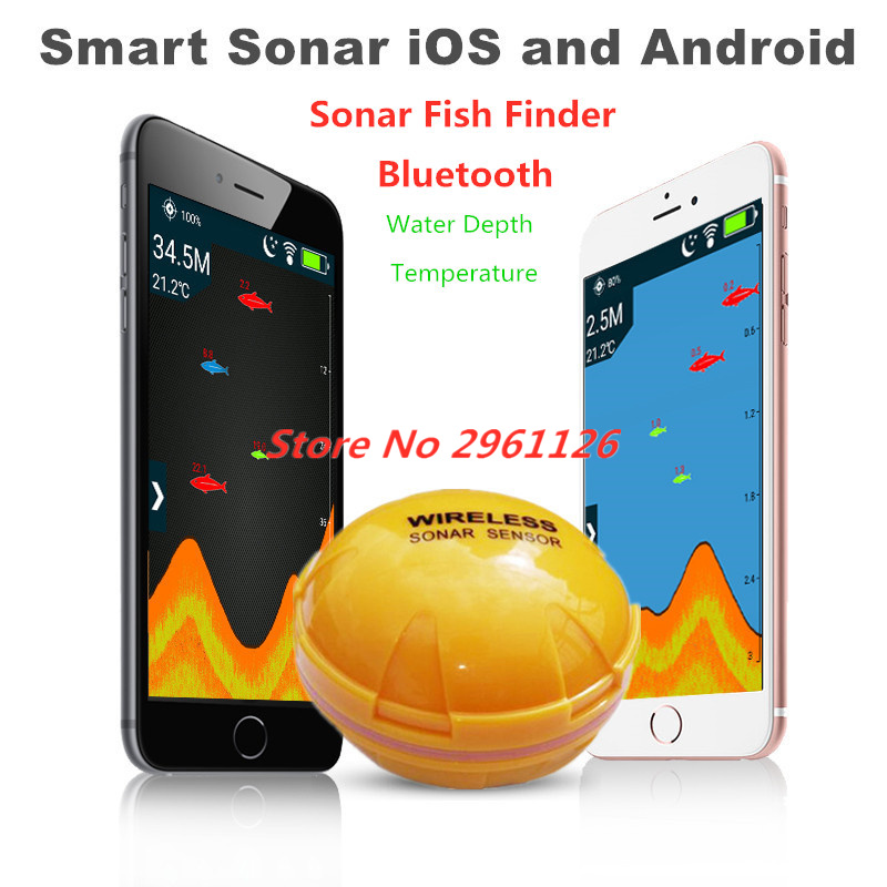 Fishing Boat Depth Finder - Localizador de peixes sem fio portátil