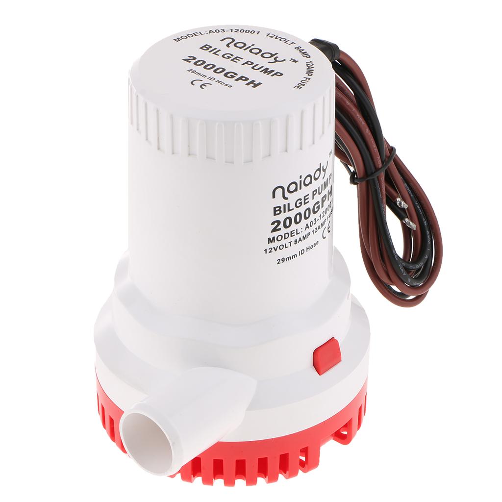 Fishing Boat Bilge Pump - Bomba de Porão Elétrica Submersível 2000GPH