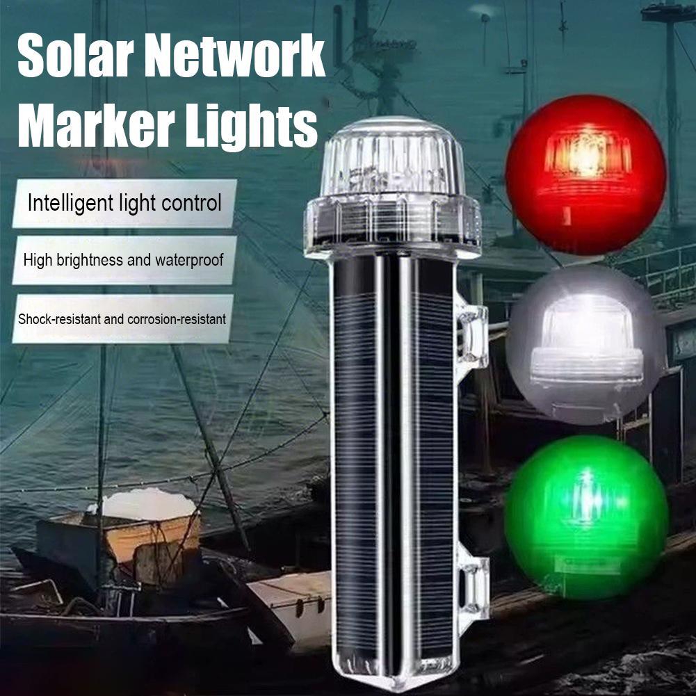 Fishing Boat Trailer - Luz de sinal solar oceano luz