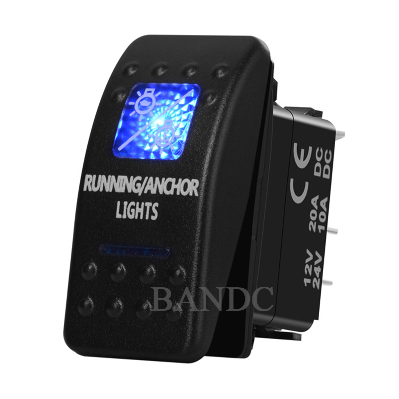 Corrida LED azul e luz de ânco - Fishing Boat Navigation Light avaliação e preço