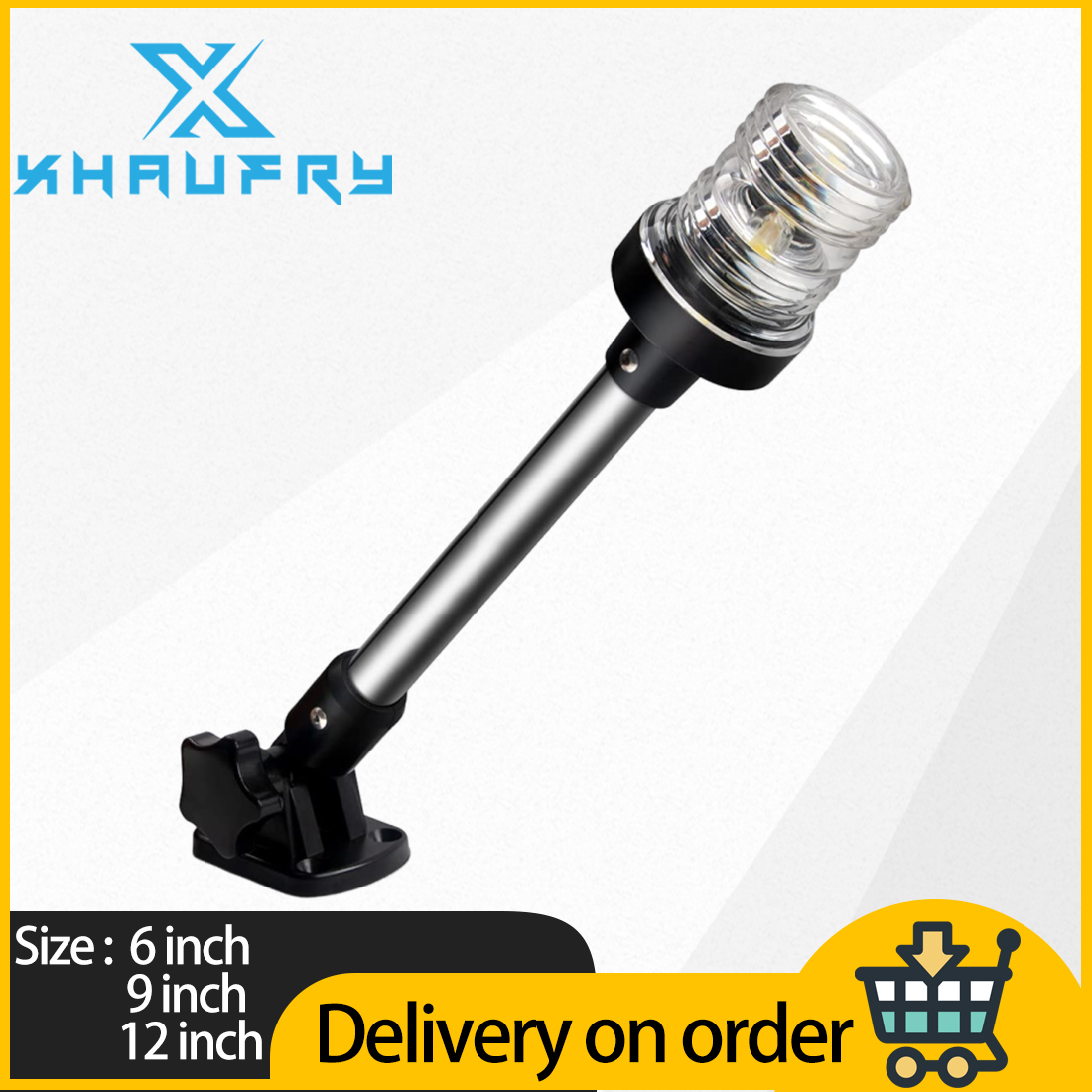 Luzes de Popa LED Brancas Dobr - Fishing Boat Navigation Light avaliação e preço